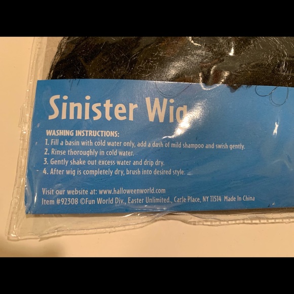 NWT HALLOWEEN SINISTER WIG. - Picture 7 of 7